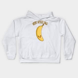 “Very Apeeling” Super Cute Grinning Banana Kids Hoodie